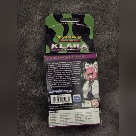 Pokémon TCG "KLARA" Premium Tournament Collection W/ DECK BOX CARD SLEEVES - Picture 5 of 7